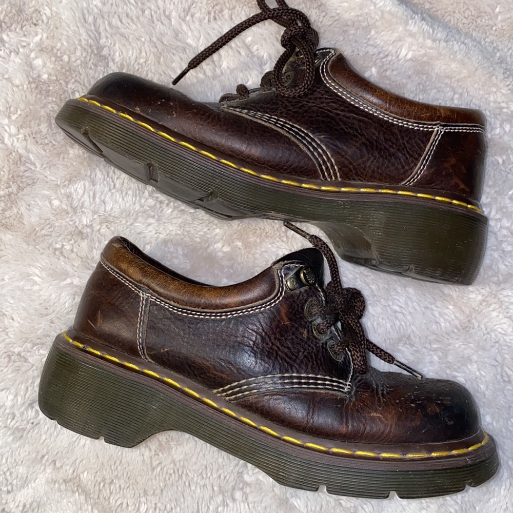 Dr. martens y2k chunky heel ankle boots